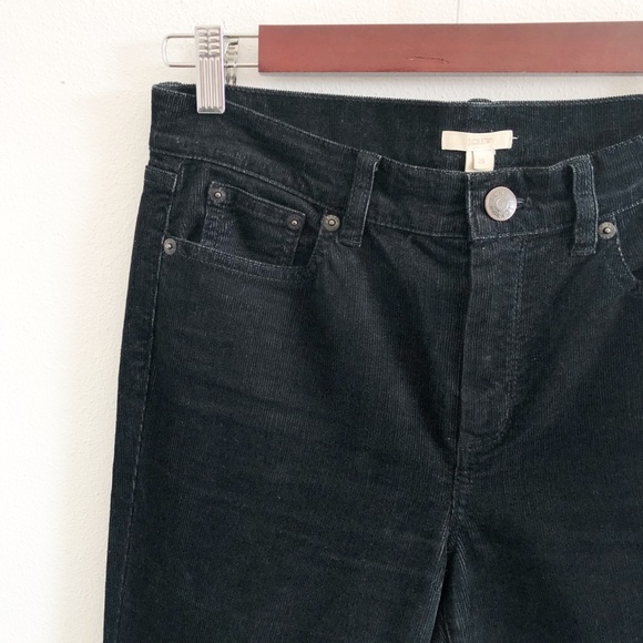 J. CREW black skinny high rise corduroy pants 28 - Picture 2 of 12